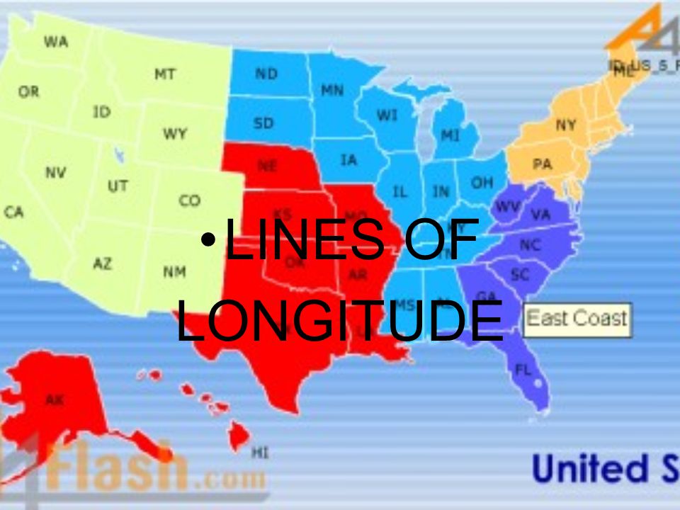 LINES OF LONGITUDE
