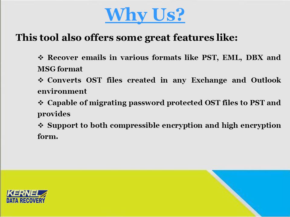 Why Us This tool also offers some great features like: