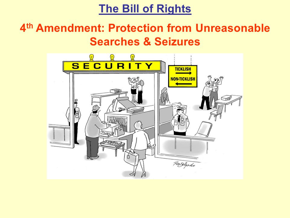 4th Amendment: Protection from Unreasonable Searches & Seizures