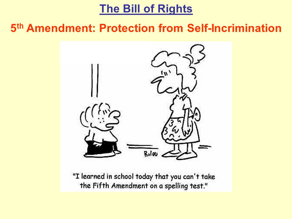 5th Amendment: Protection from Self-Incrimination