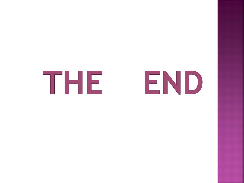 The END