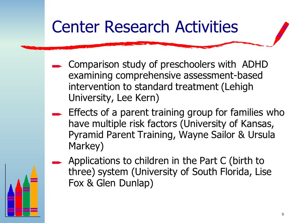 Center Research Activities