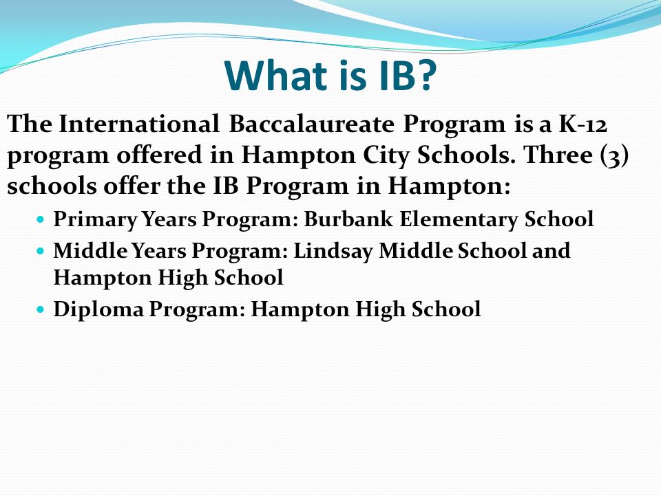 What is IB