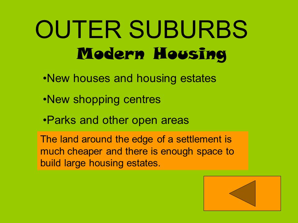 OUTER SUBURBS Modern Housing New houses and housing estates