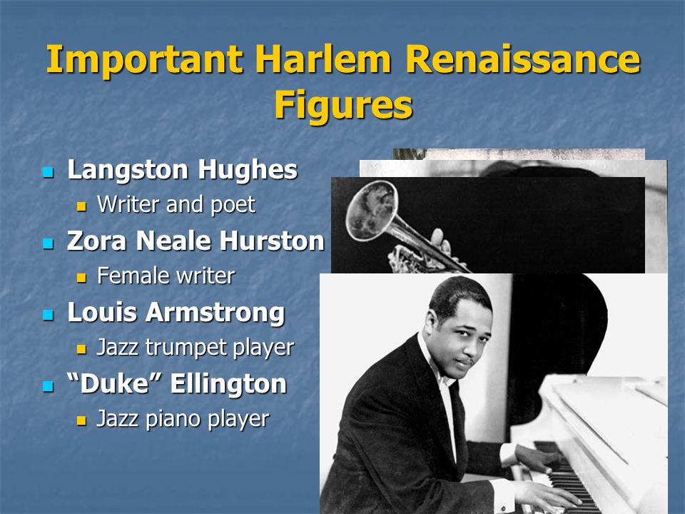 Important Harlem Renaissance Figures