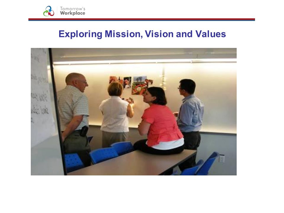 Exploring Mission, Vision and Values