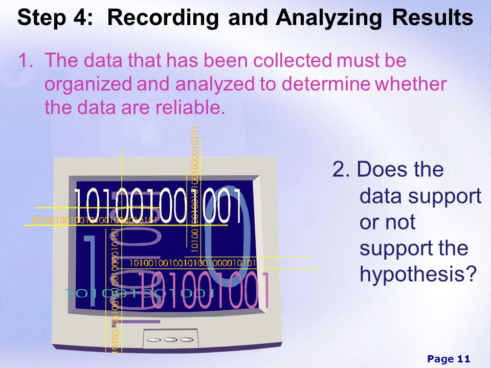 Step 4: Recording and Analyzing Results