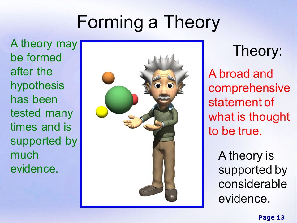 Forming a Theory Theory: