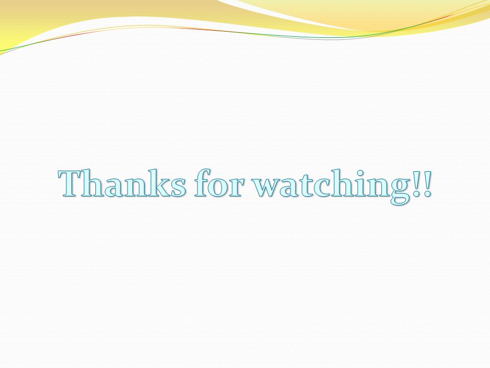 Thanks for watching!!