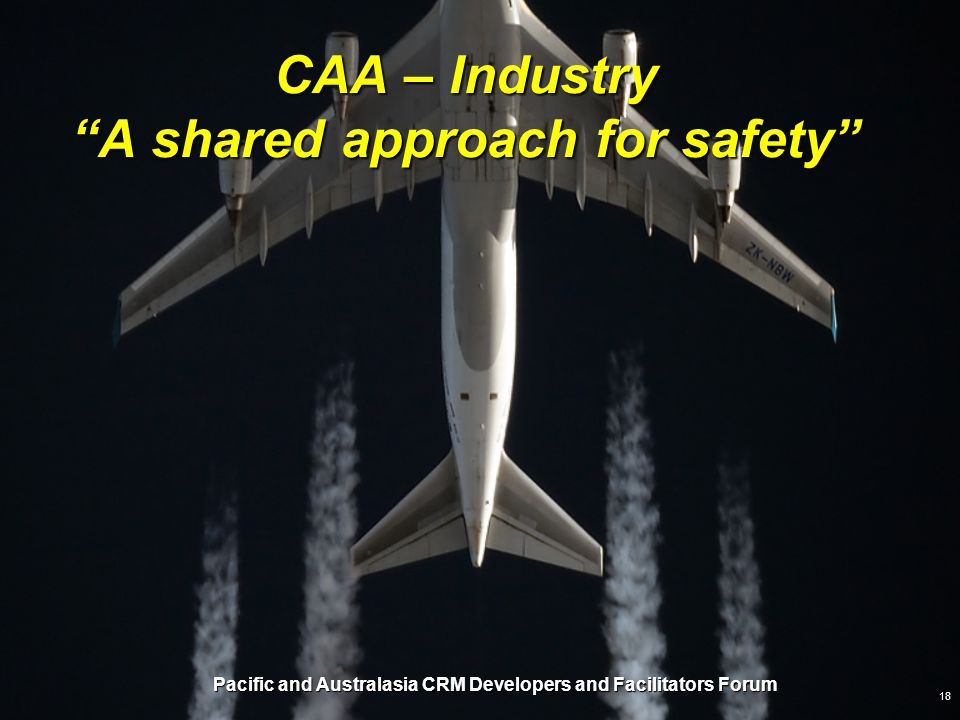 CAA – Industry A shared approach for safety