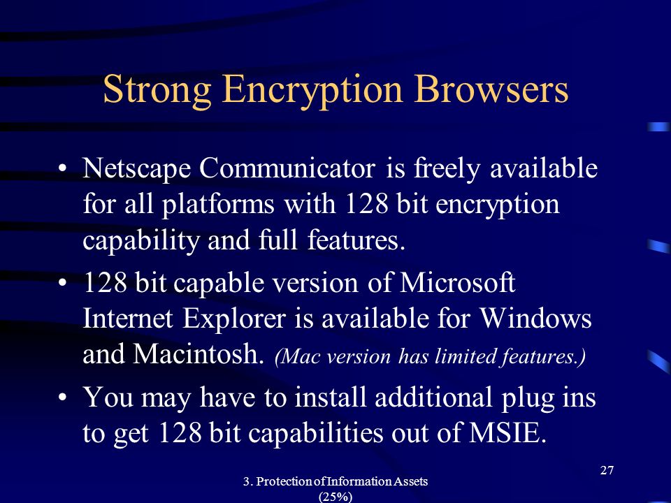 Strong Encryption Browsers