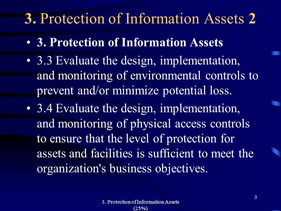 3. Protection of Information Assets 2