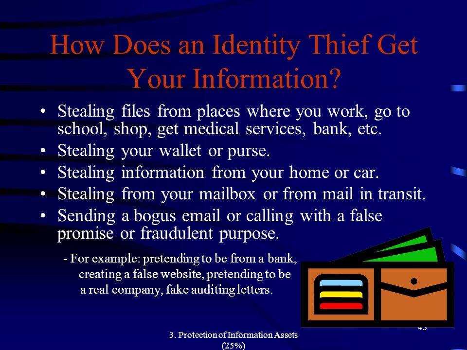 How Does an Identity Thief Get Your Information