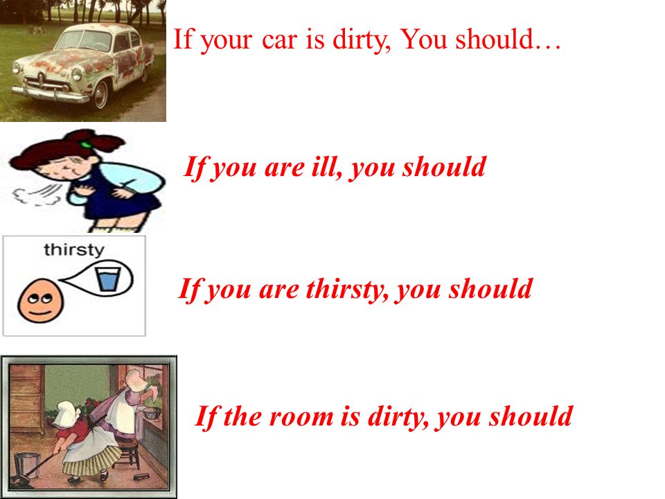 If your car is dirty, You should…