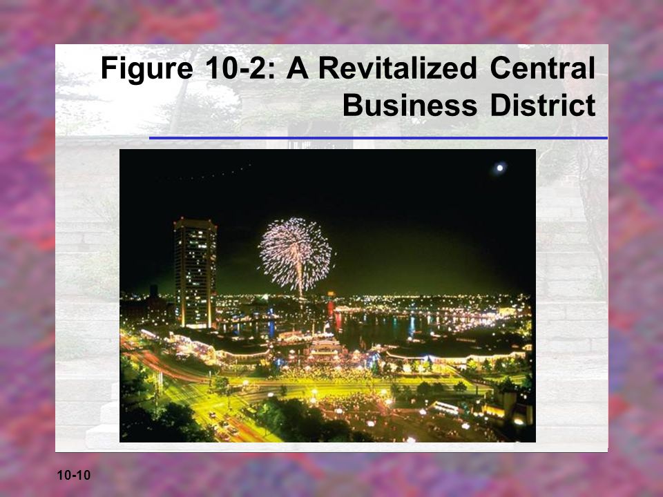 Figure 10-2: A Revitalized Central Business District