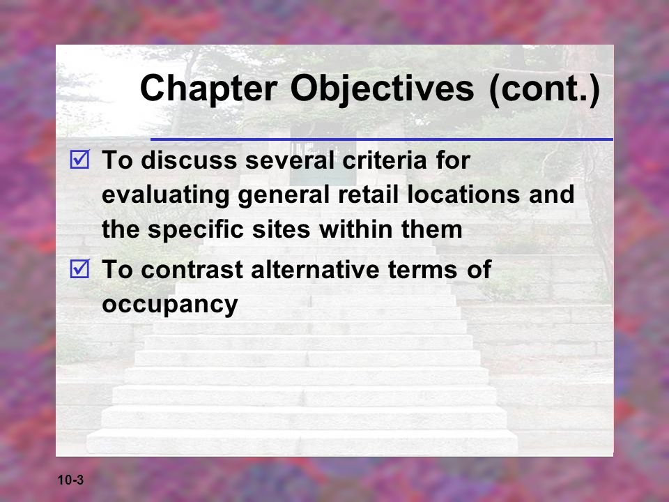 Chapter Objectives (cont.)