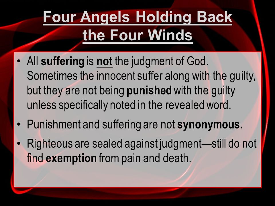 Four Angels Holding Back the Four Winds