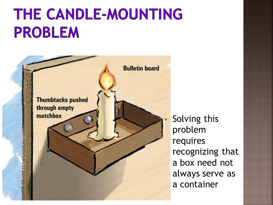 The Candle-Mounting Problem