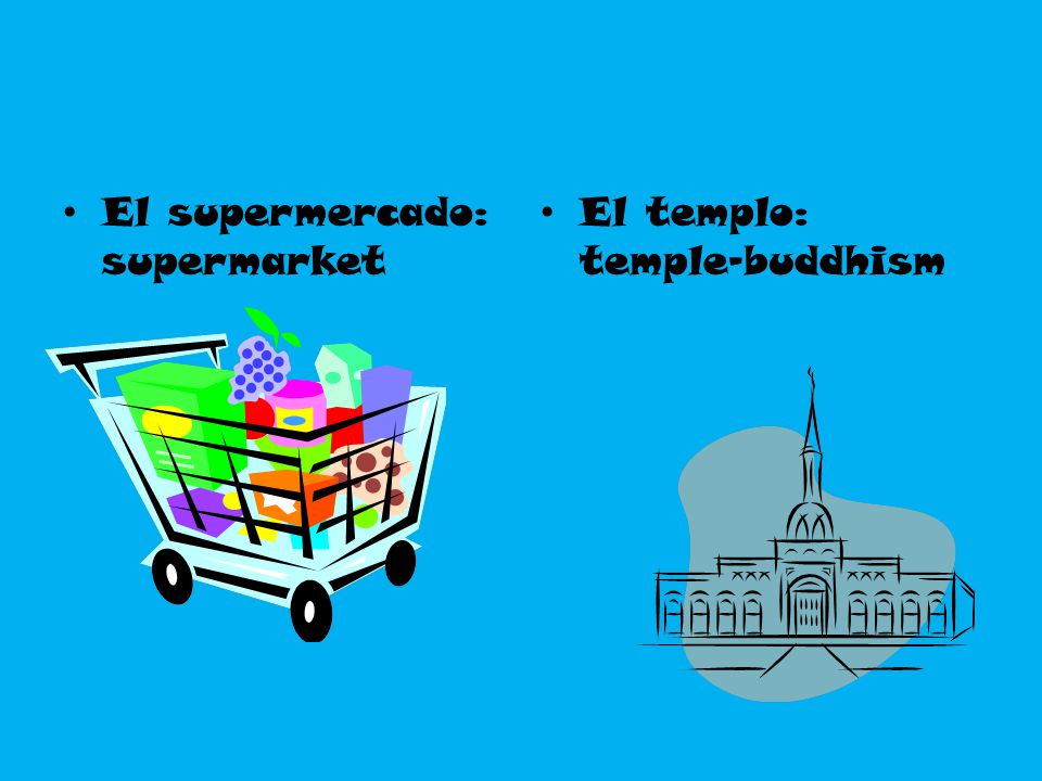 El supermercado: supermarket