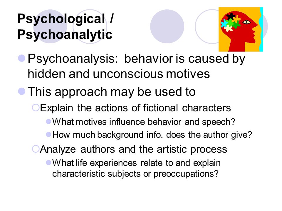 Psychological / Psychoanalytic