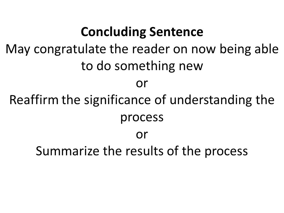 May congratulate the reader on now being able to do something new or
