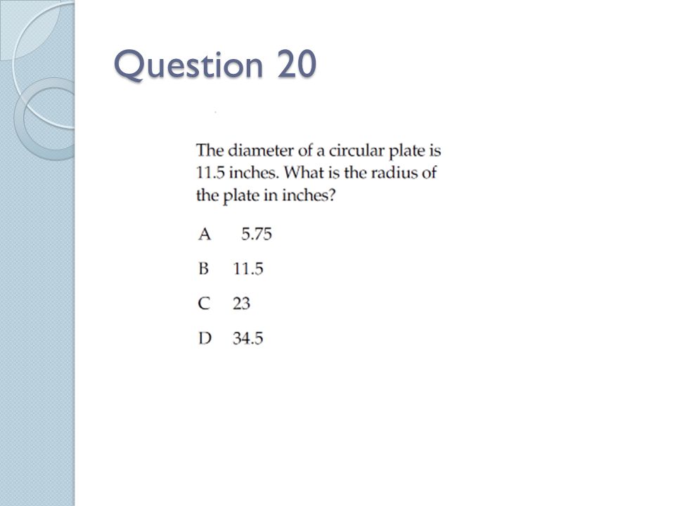 Question 20