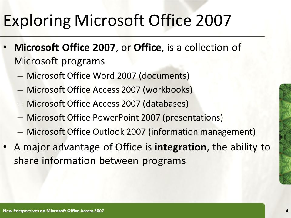 Exploring Microsoft Office 2007
