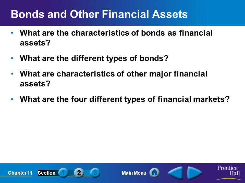 Bonds and Other Financial Assets