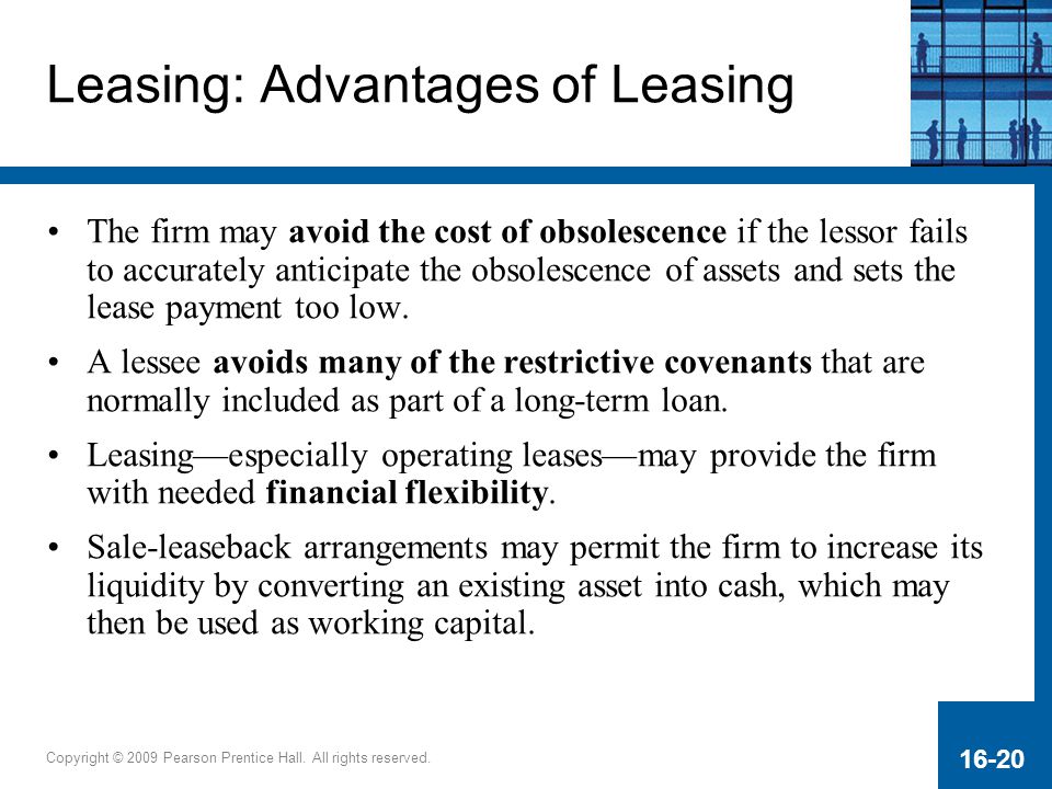 Leasing: Advantages of Leasing