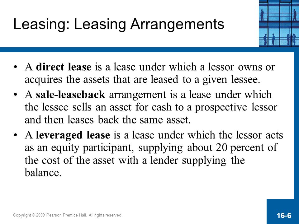 Leasing: Leasing Arrangements