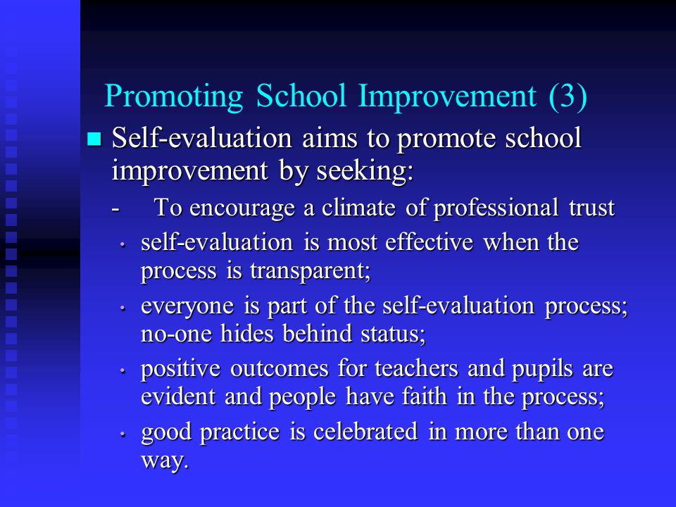 Promoting School Improvement (3)