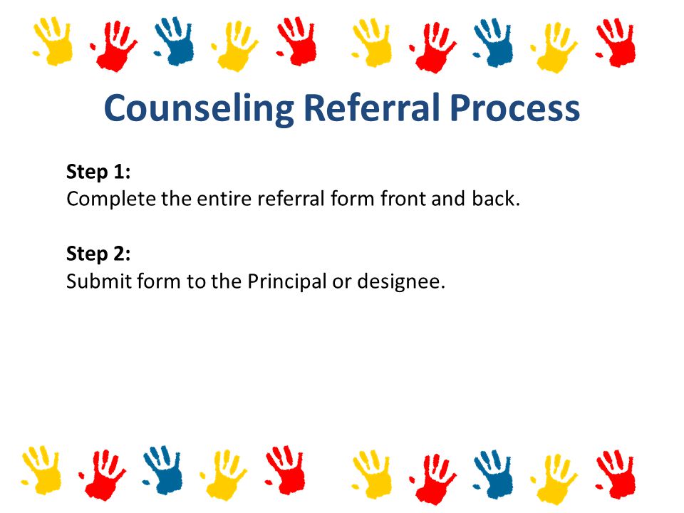 Counseling Referral Process