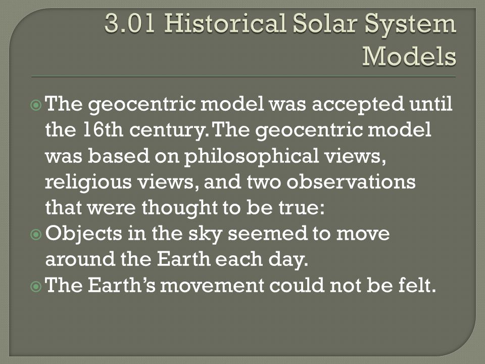3.01 Historical Solar System Models