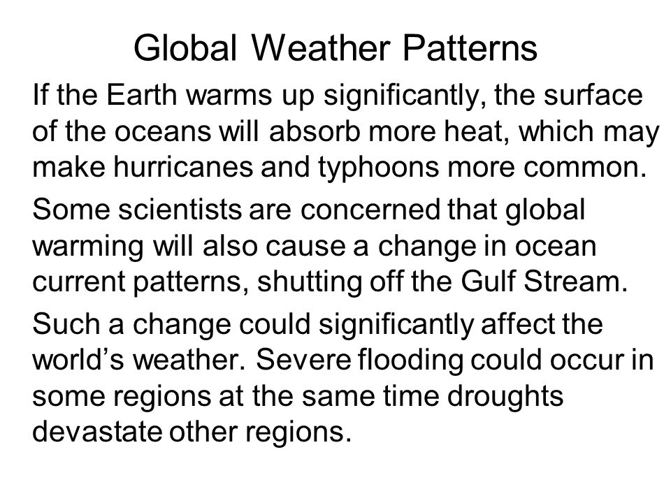 Global Weather Patterns