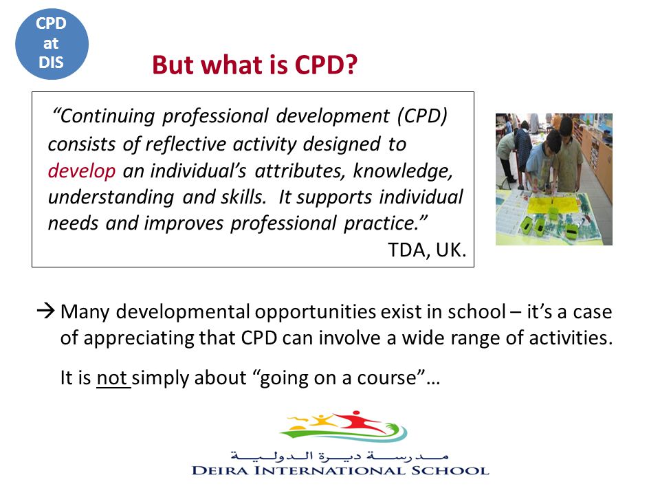 Continuing professional development (CPD)