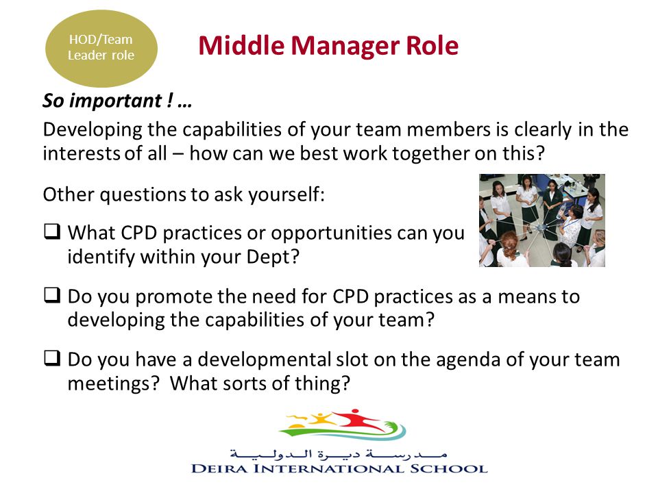 Middle Manager Role So important ! …