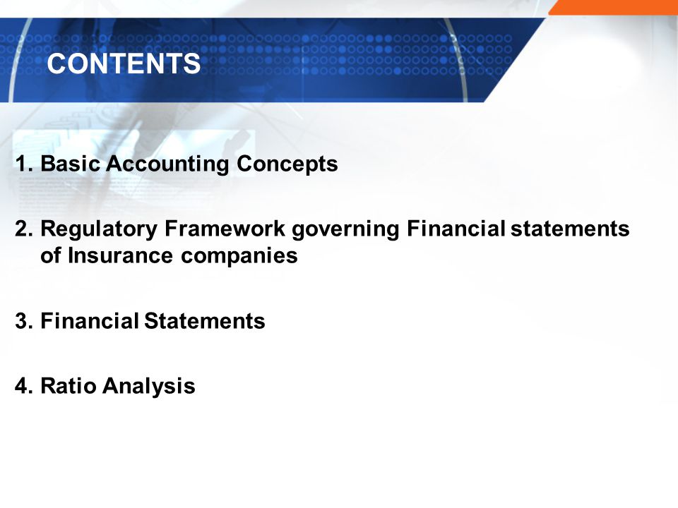 CONTENTS Basic Accounting Concepts