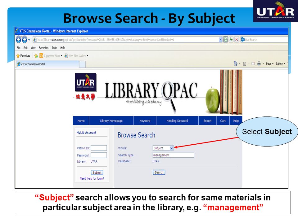 Browse Search - By Subject