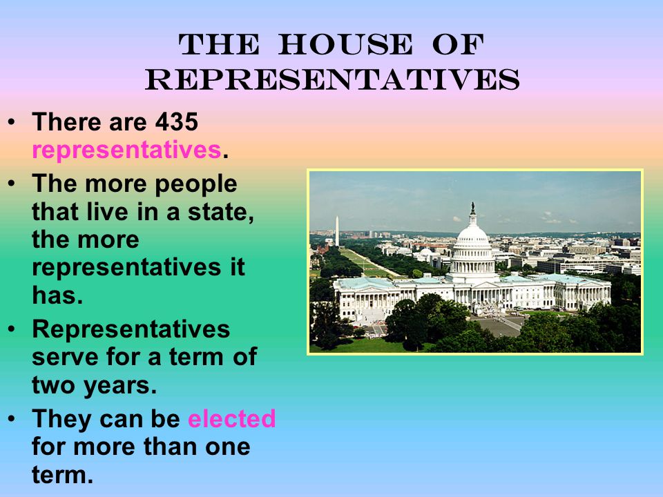 The house of representatives