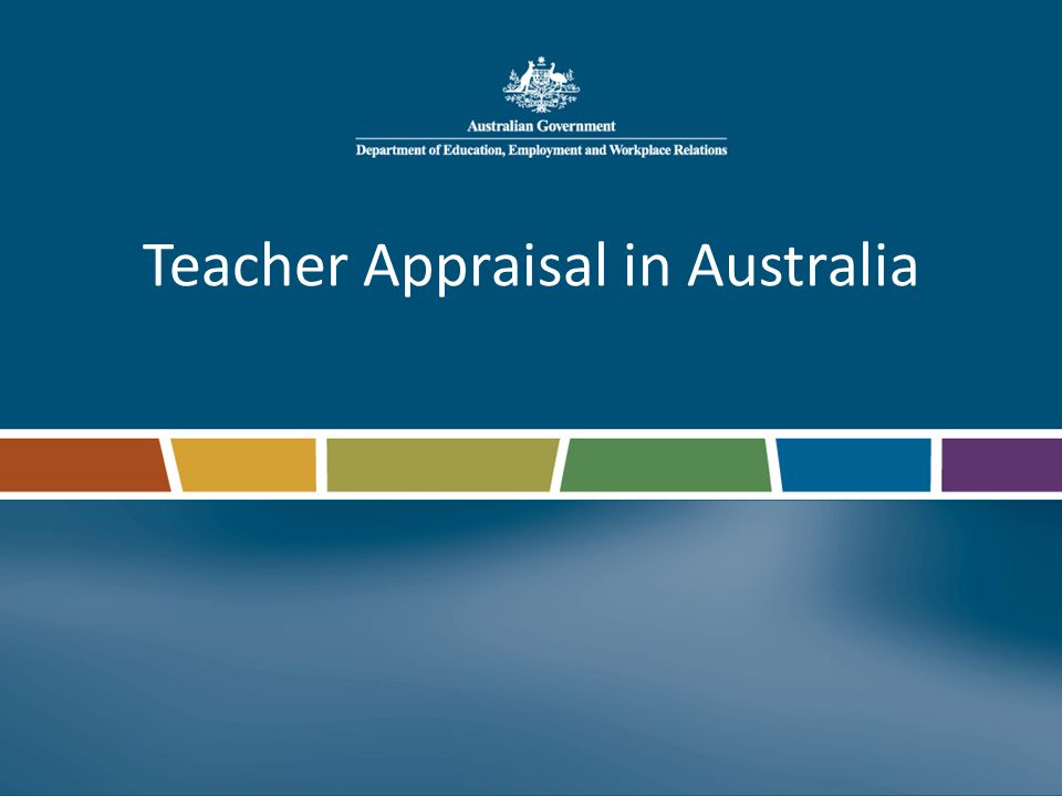 Teacher Appraisal in Australia