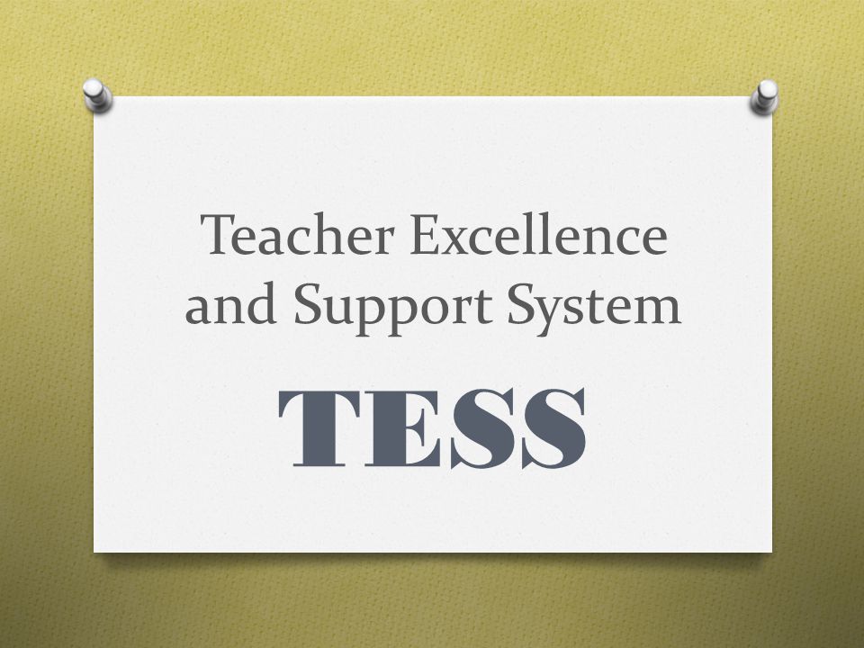 Teacher Excellence and Support System