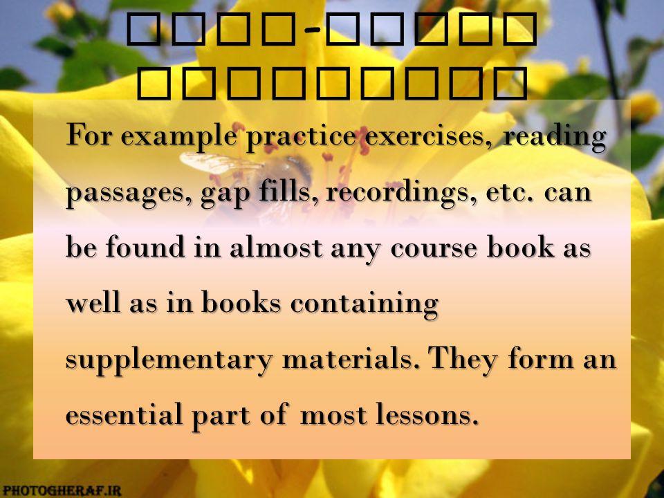 Text-based materials