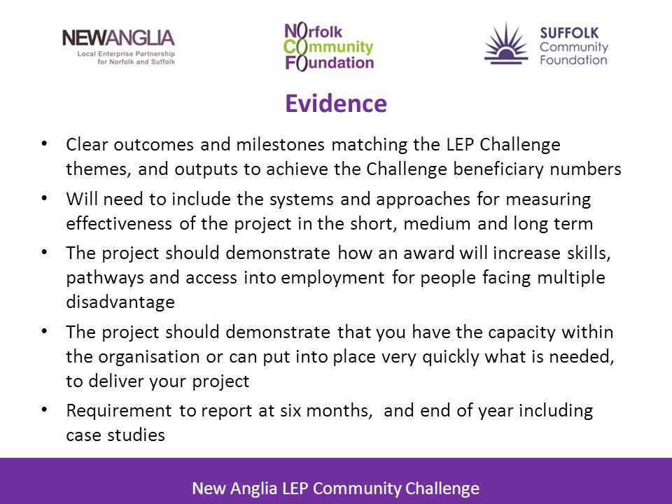 New Anglia LEP Community Challenge