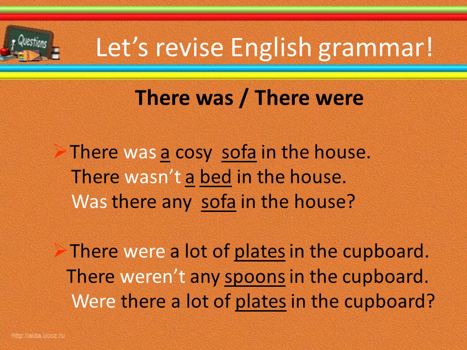 Let’s revise English grammar!