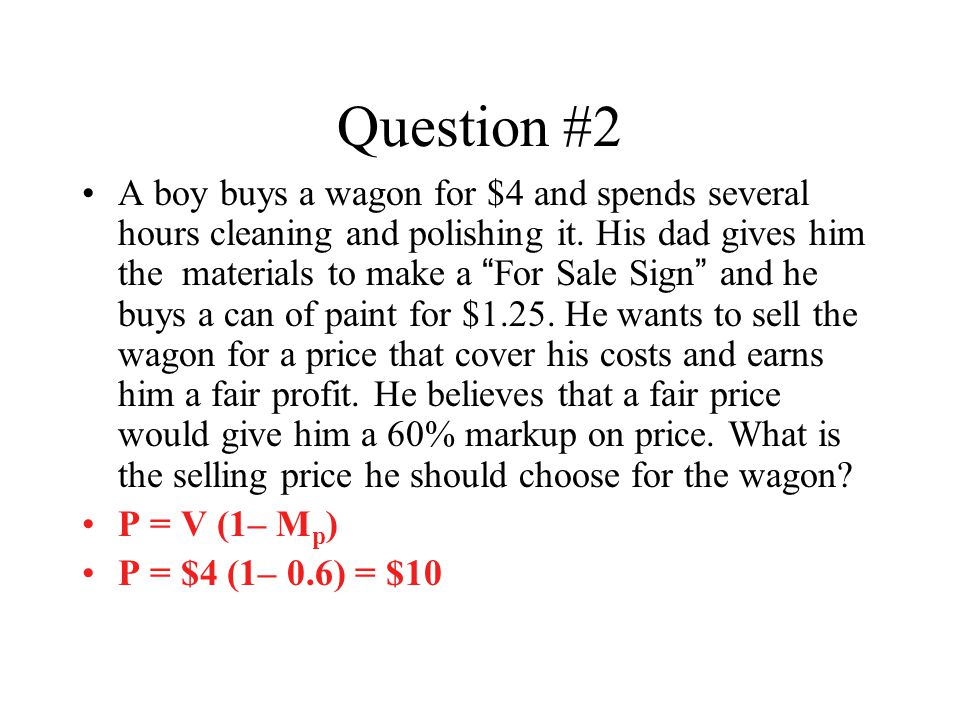 Question #2