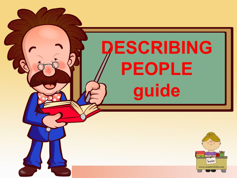 DESCRIBING PEOPLE guide