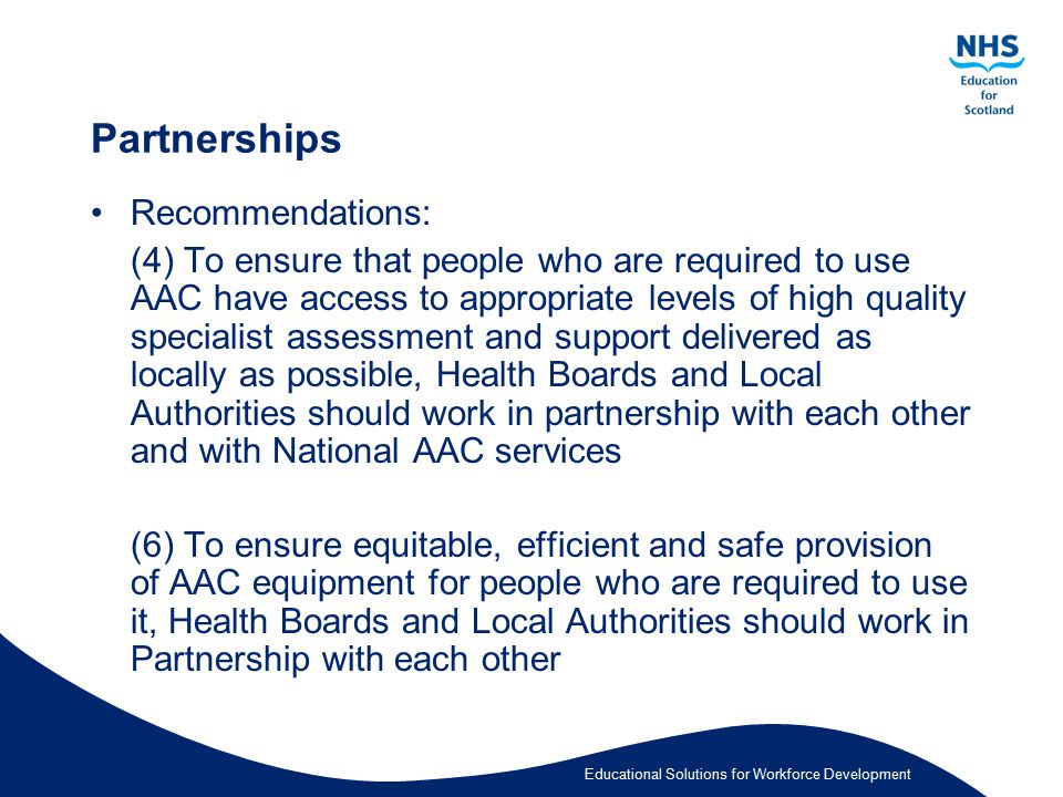 Partnerships Recommendations: