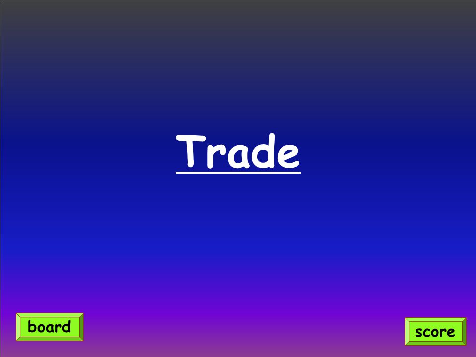 Trade board score