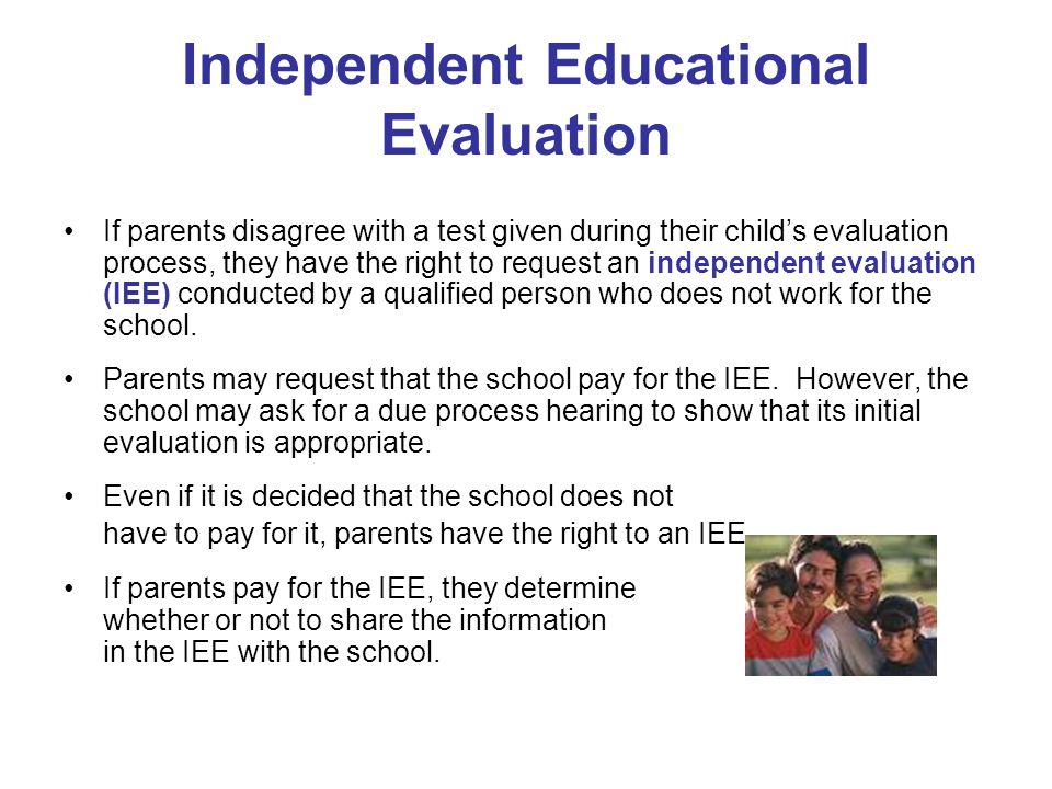 Independent Educational Evaluation