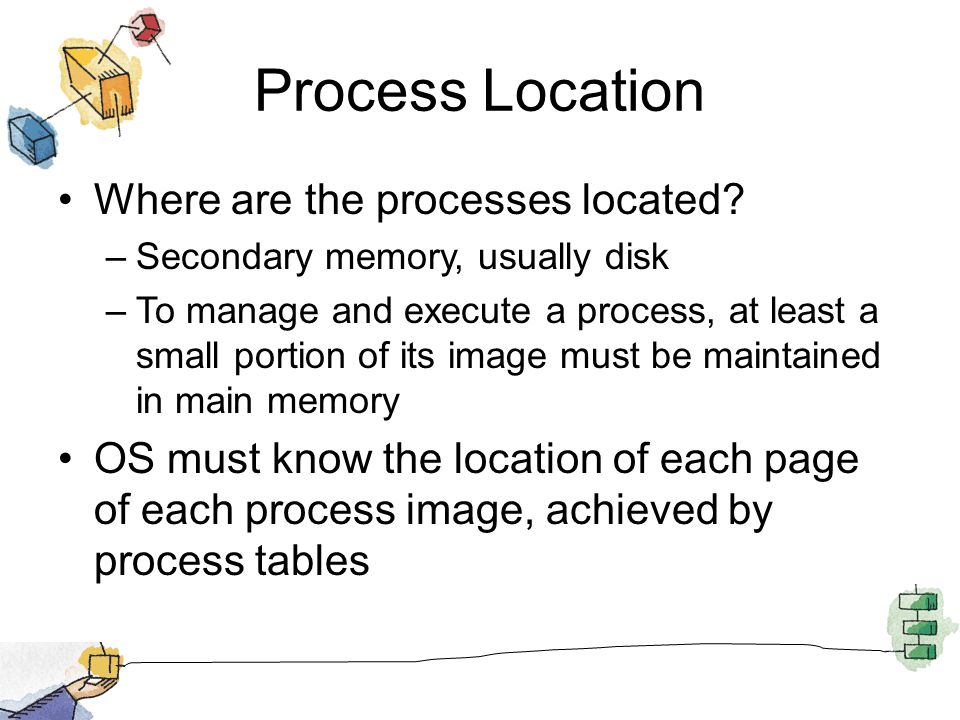 Process Location Where are the processes located